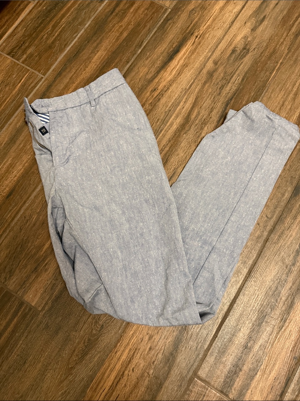 Scotch & Soda Light Blue Textured Chino Pants - Mott Style